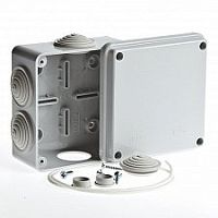 Коробка распределительная TYCO 100х100х50 (6 вводов) серый IP54 67050 картинка 